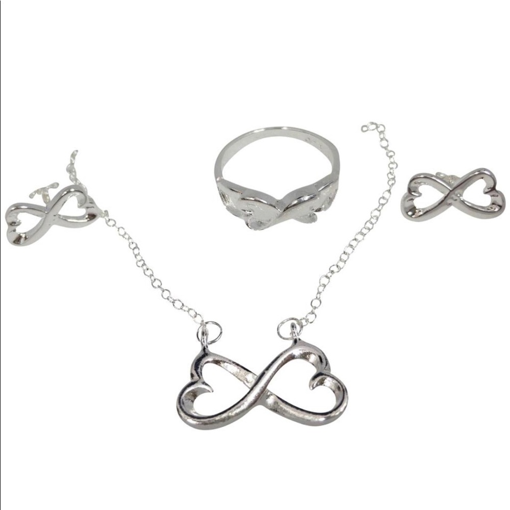 GIFT SET: 3 Piece Set: Open Heart JEWELRY SET